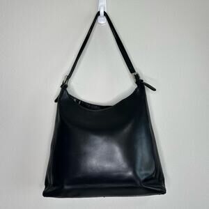 GianFranko Ferre Black Leather Shoulder Bag